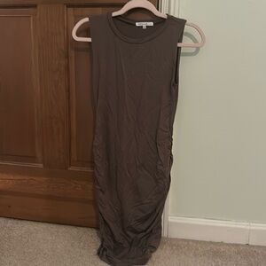 Brown t shirt dress never worn